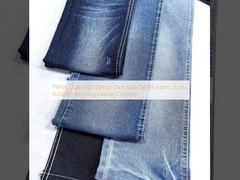 TWILL Estilo Alto Estiramento Tecido Denim Azul Escuro 11.2oz JSD3039 para Roupas Duradouras