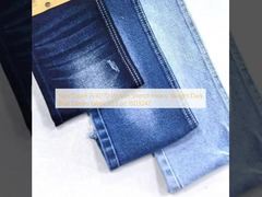 Contagem do Fio 7x10/70 Tecido Denim Azul Escuro Pesado com Elasticidade 12.5 oz JSD3242