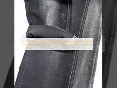Denim material jeans Super Soft Estiramento Dual-core Twill Direito Preto Denim Tecido 10 oz JSD3078A jeans Roupa Tecido