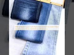 Largura 180cm Super Soft Right Twill Dual-core Stretch Blue Denim Tecido 10 oz JSD3078 para todas as estações
