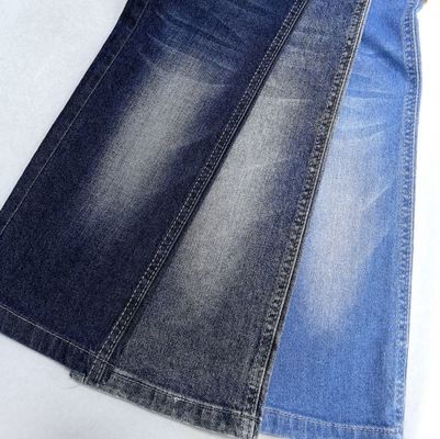comprar 99% algodão 1% algodão espandêx espandêx denim tecido azul escuro 8,6 oz resistente ao encolhimento online manufacture