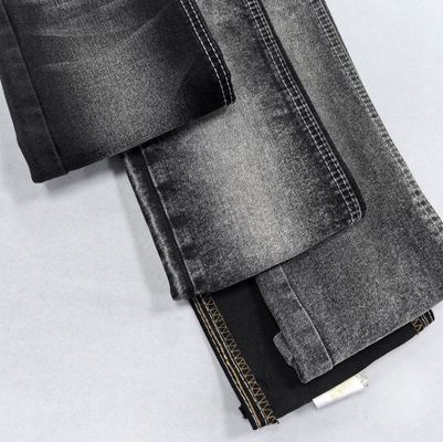 comprar 70%C 28%P 2%S Tecido pesado de denim para homem 11.2OZ Preto online manufacture