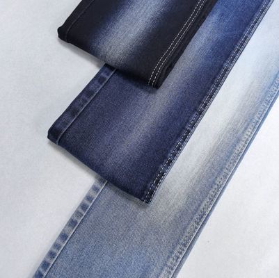 comprar Super suave Tri Core Desizing algodão Spandex azul escuro denim tecido 11,5 oz online manufacture