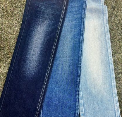 comprar Tecido tri-core de algodão Spandex denim azul escuro 11,7 oz online manufacture