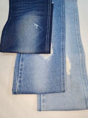 comprar 11.4oz de algodão poliéster INDIGO denim com 10+10*7 Construção JSD3243 para jeans online manufacture