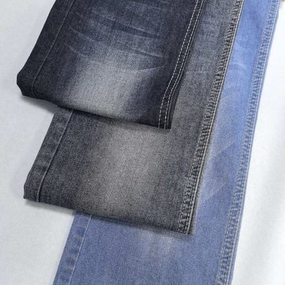 comprar 16S Contagem de fios T400 Algodão Azul escuro Estiramento Denim Tecido 8 Oz JSD3062 Com 86,5% Algodão 13,5%T400 online manufacture