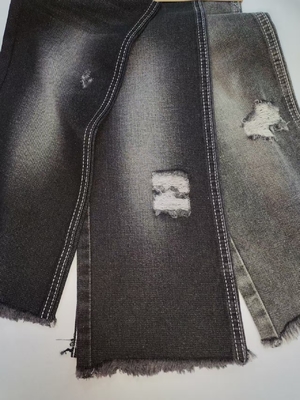 comprar Tecido de algodão poliéster denim não elástico de 68% de algodão TWILL estilo NEGRO/NEGRO JSD3268 para rapazes ou jeans online manufacture