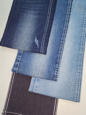 comprar Alto Estiramento 55%Tecido algodão denim INDIGO TWILL escuro estilo JSD3320-2 para jeans de moda online manufacture