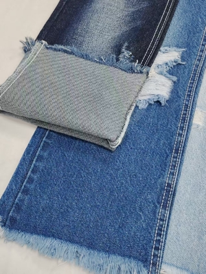 comprar Boa qualidade 90% COTOTN INDIGO DARK Denim Tecido sem alongamento JSD3071 para calças jeans roupas jeans por atacado online manufacture