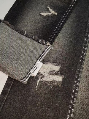 comprar 12.2OZ TWILL Estilo Denim Tecido Preto/BLANCO com construção 7*7 Para homem Jeans online manufacture