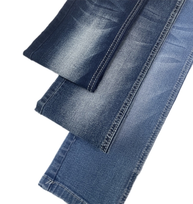 comprar Tecido denim de poliéster rayon com stretch de fio de bambu vertical 65% algodão JSD3056 para roupas casuais jeans online manufacture