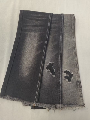 comprar 75,2% Algodão Sem elástico Algodão Poliéster Rayon PRETO/PRETO 178-180cm Tecido denim 10*7 JSD3135A online manufacture