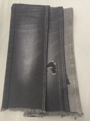 comprar 13oz Não elástico algodão poliéster rayon preto/preto 180cm tecido denim 8x6 JSD3218A online manufacture