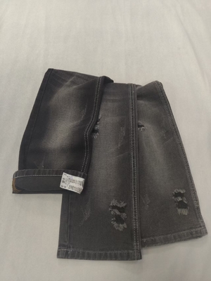 comprar 64,2% Algodão Sem elasticidade Algodão Poliéster PRETO/PRETO 178-180cm Tecido denim 10*10 JSD3226A online manufacture