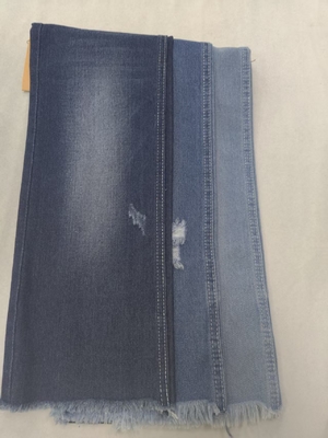 comprar Estilo Sarja Direita Sem elasticidade Algodão Poliéster Rayon INDIGO ESCURO 178-180cm Tecido Denim  10*10 JSD3226R online manufacture