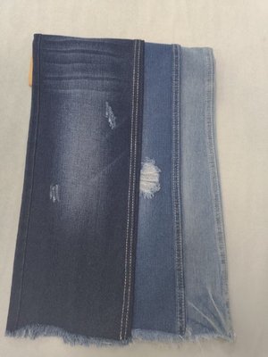 comprar 9.3oz Não elástico Poliéster de algodão azul escuro 178-180cm Tecido denim 10x10 JSD3229 online manufacture