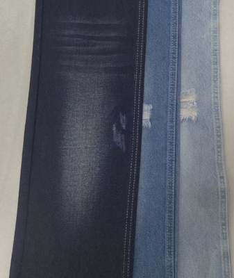comprar 85% Algodão Sem elástico Algodão Poliéster DARK INDIGO 170cm Tecido Denim 8x7 JSD3258 online manufacture