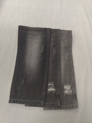 comprar 70% Algodão 23% Rayon 7% Poliéster Tecido Jeans 9.3oz Preto Branco online manufacture