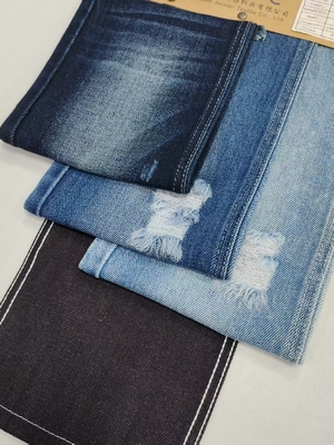 comprar Tecido denim entrançado estilo sarja 90% algodão stretch free 10.3OZ JSD3214 para jeans de alta qualidade online manufacture