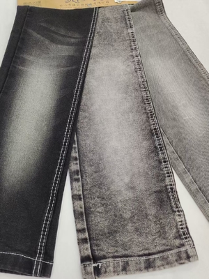 comprar Tecido Denim de alta qualidade 12*21/40+70 Construção PRETO/PRETO TWILL estilo JSD3031A para calças jeans femininas ou calças masculinas online manufacture