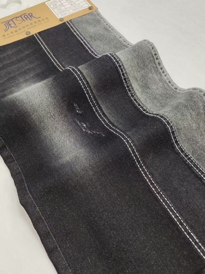 comprar Tecido Denim Sarja PRETO/BRANCO de alta elasticidade 72% algodão Com 180cm de largura total JSD3110B Para Jeans Casuais online manufacture