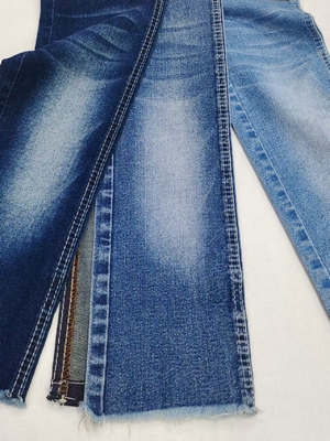 comprar Bom preço 72% de algodão estilo denim tecido de quatro direções alongamento 10*21/40+70 Construção JSD3110 para jeans online manufacture