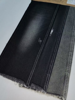 comprar Tecido Denim 11,5OZ PRETO/BRANCO Sem Elasticidade 65% Algodão Com Construção 7*10 Para Jeans online manufacture