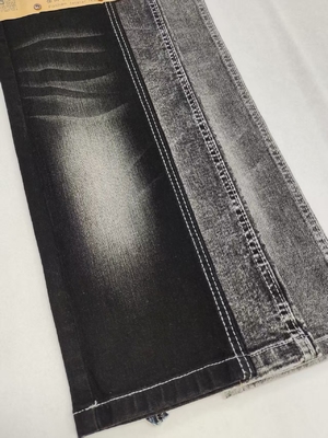 comprar PRETO/PRETO 75%Algodão Slub de Alta Elasticidade Tecido Jeans 9.4oz 9.4oz para jeans femininos online manufacture