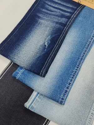 comprar Tecido Denim Sarja de Peso Médio com Alto Spandex, Construção 10+10*21/40+21/70 JSD3319 para jeans online manufacture