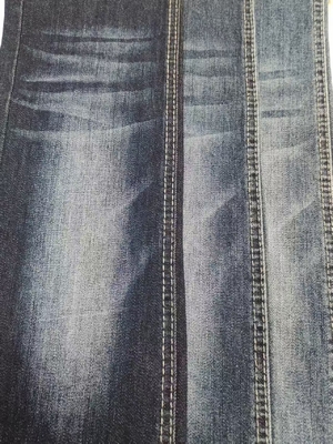 comprar Tecido Denim de Fio de Bambu Vertical de Alta Elasticidade 75% Algodão 10oz Para Jeans Femininos online manufacture