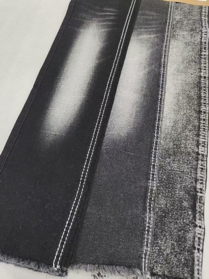 comprar bom preço BLACK/BLACK Twill Style 9.7oz 68%Algodão Tecido Denim Com 10*21/70 Construção JSD3264A Para Jeans online manufacture