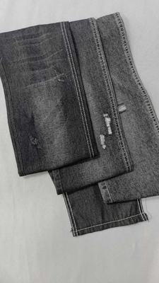 comprar OE tecido liso 6.8oz PRETO/BRANCO com largura total de 180cm Tecido Denim sem elasticidade JSD3099B para atacado online manufacture