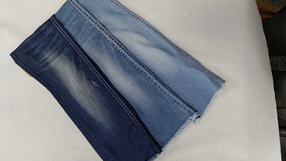 comprar Tecido elástico de fibra química OE 6.5oz Índigo escuro com largura total 180cm 2/1 direita e twill Tecido denim JSD3148 para jeans online manufacture