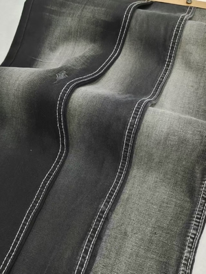 comprar 6.8oz 61%Lyocell Preto/Negro Twill Estilo Estiramento Tecido Denim 69/71' Largura completa Para jeans de Verão online manufacture