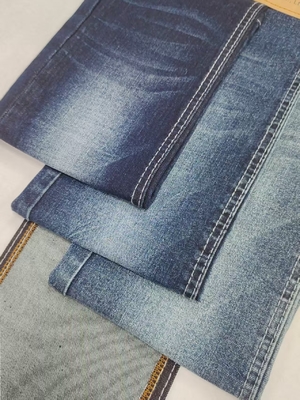 comprar Tecido denim elástico super macio azul cinza de 11,8oz, estilo sarja, construção 8*16/70 JSD3191G para calças de ganga, fato de homem, inverno, outono online manufacture