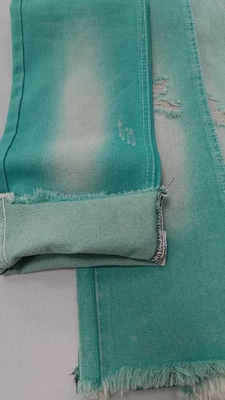 comprar Tecido Denim 10,6oz Left Twill Apple Green 10x7 Sem elástico JSD3023FG para atacado de denim online manufacture