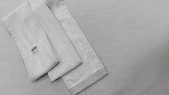 comprar Siro médio elástico 9.5oz Branco/Cinza com largura total 178-180 cm construção 8.5+10×8/55/75 Tecido denim JSD3410-1 online manufacture