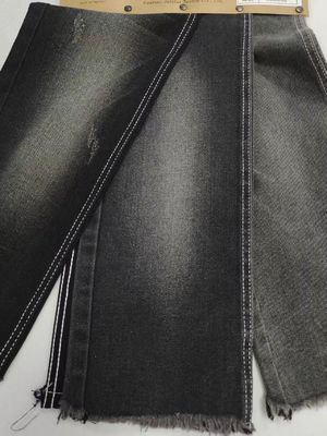comprar 11.2oz 60%Cotton Denim Fabric 7S BLACK/BLACK For Youth Denim Pants online manufacture