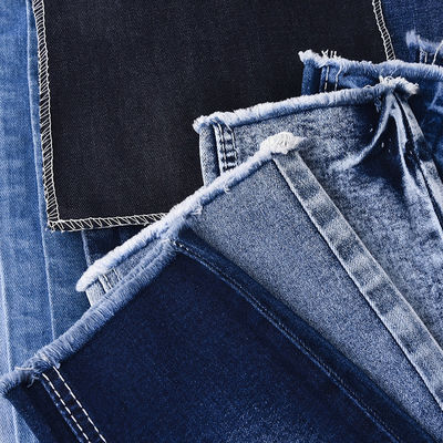Poliéster de algodão resistente ao encolhimento SPANDEX DENIM FABRIC QY036 10 oz