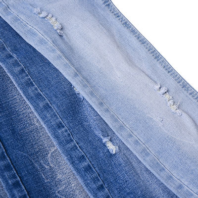 Tecido de algodão de poliéster spandex de denim QY039-4 8,7 oz para vestuário