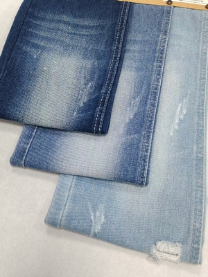 Tecido de algodão poliéster denim DARK INDIGO JSD3226 para jeans de verão estilo de roupa TWILL