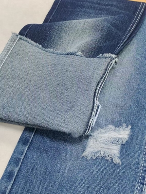70% algodão 7% poliéster 23% rayon INDIGO DARK denim tecido JSD3226R para mulheres homens meninas meninos jeans roupas