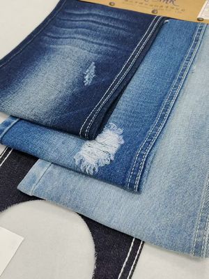Estilo SARJA Algodão Poliéster 178-180cm Tecido Denim Para Jeans Femininos 9.3oz