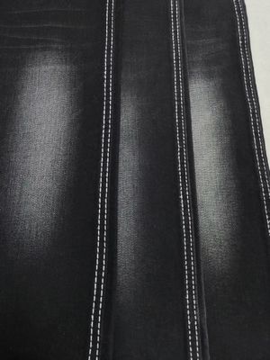 Tecido Denim Siro com Pouco Estiramento e Baixa Retração PRETO/PRETO Para Jeans Masculinos