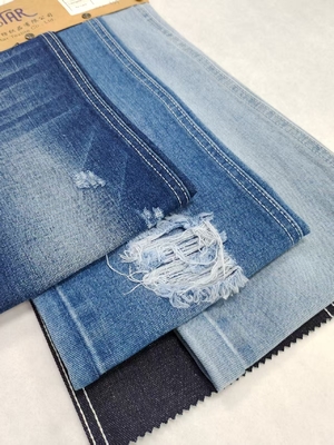 Tecido Denim de Algodão Poliéster de Peso Pesado 11.2oz para Jeans