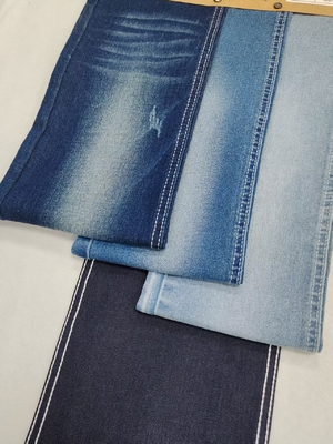 Conforto elástico 55% algodão Denim Tecido de alta qualidade 12*21/40+70 Construção JSD3031 calça jeans