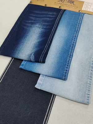 Tecido Denim estilo sarja de boa qualidade super macio 9.4oz 180cm de largura total JSD3030 para jeans feminino ou masculino
