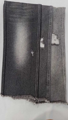 Excellent 11.3oz Right Twill BLACK/WHITE 10x7 180cm No elastic  Denim fabric  JSD3022B for fashion jeans